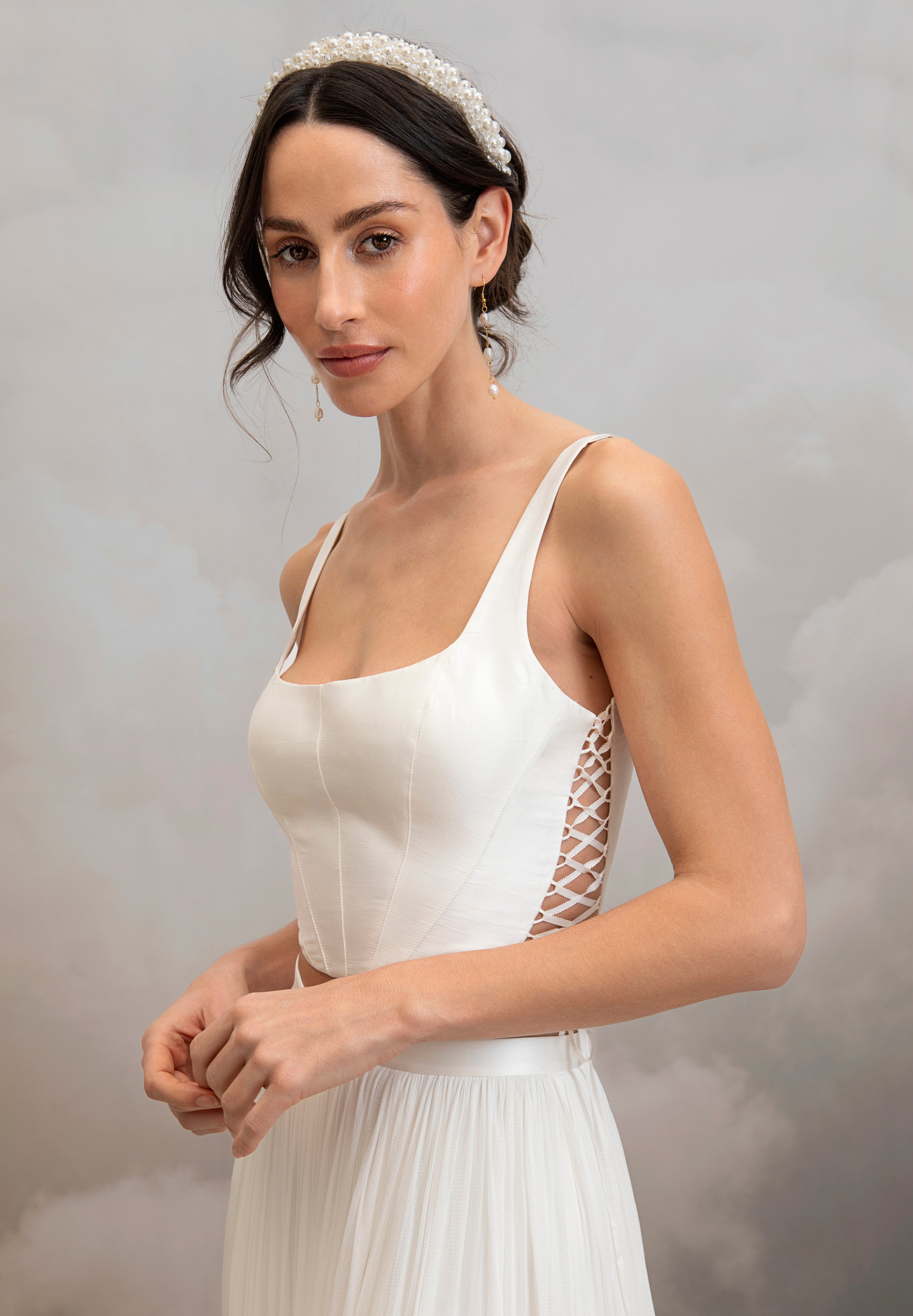 Alexandra Wedding Bodice | Bridal Separates | Catherine Deane