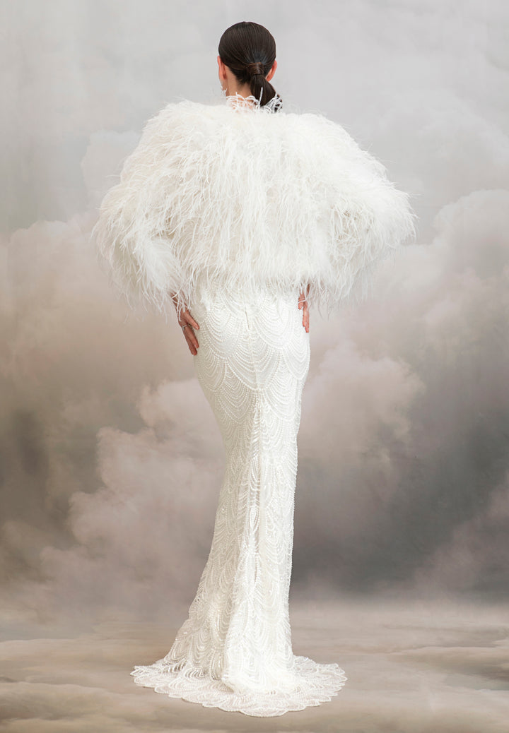 Arlo Feather Jacket – Catherine Deane US
