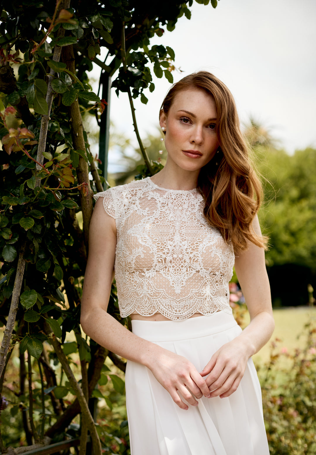 Harvey Trousers | Wide Leg Bridal Trousers | Catherine Deane