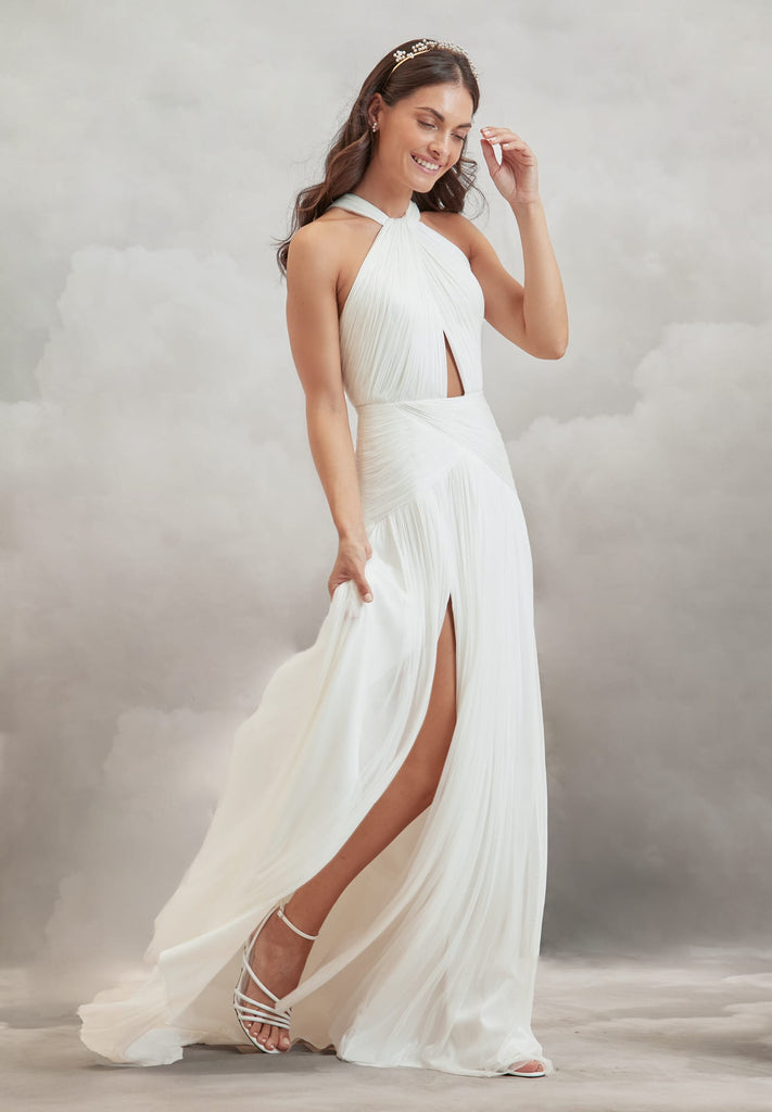 blair engagement dress Gown | Wedding White dress Size:8XL (For Waist 48