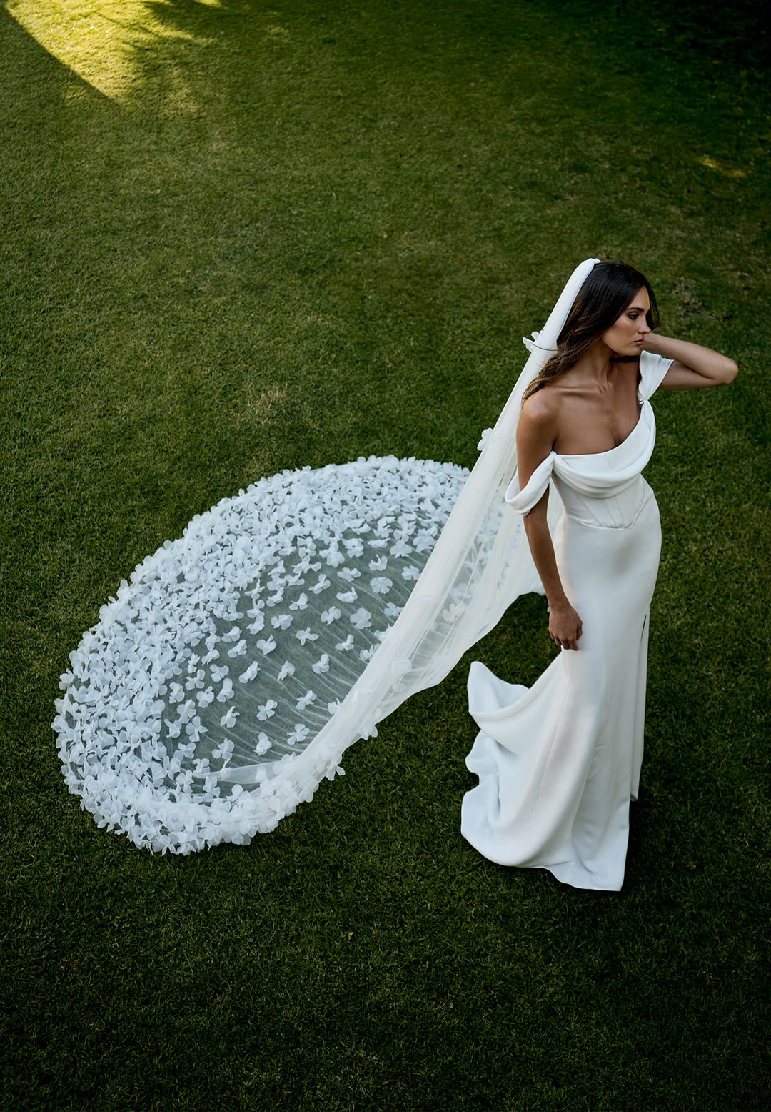 Ella Veil | 3D Flower Bridal Veil | Catherine Deane – Catherine