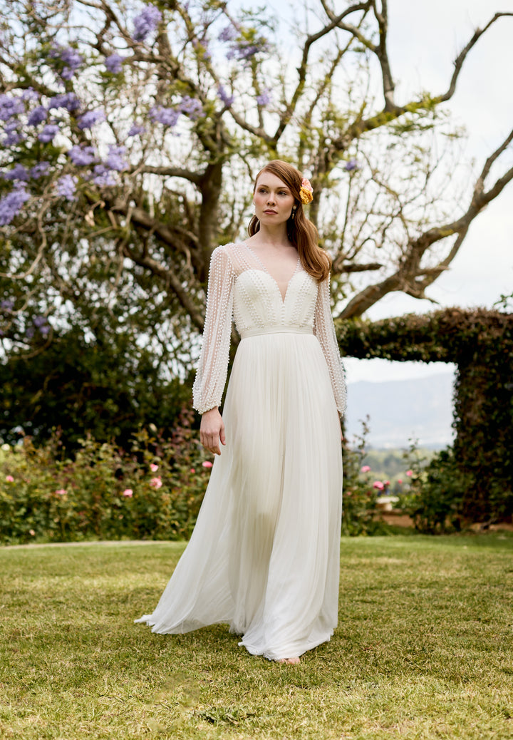 Cora Gown | Long Sleeve Wedding Dress | Catherine Deane