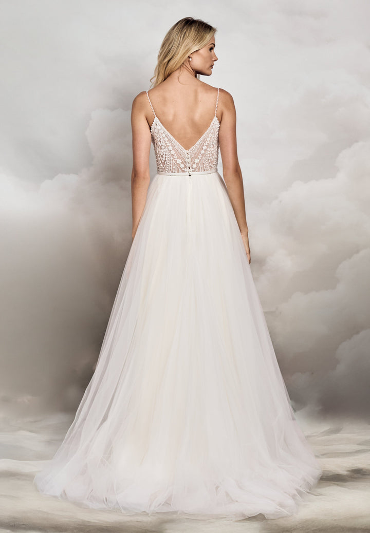 Delmont Gown | A-line Tulle Wedding Dress | Catherine Deane US2