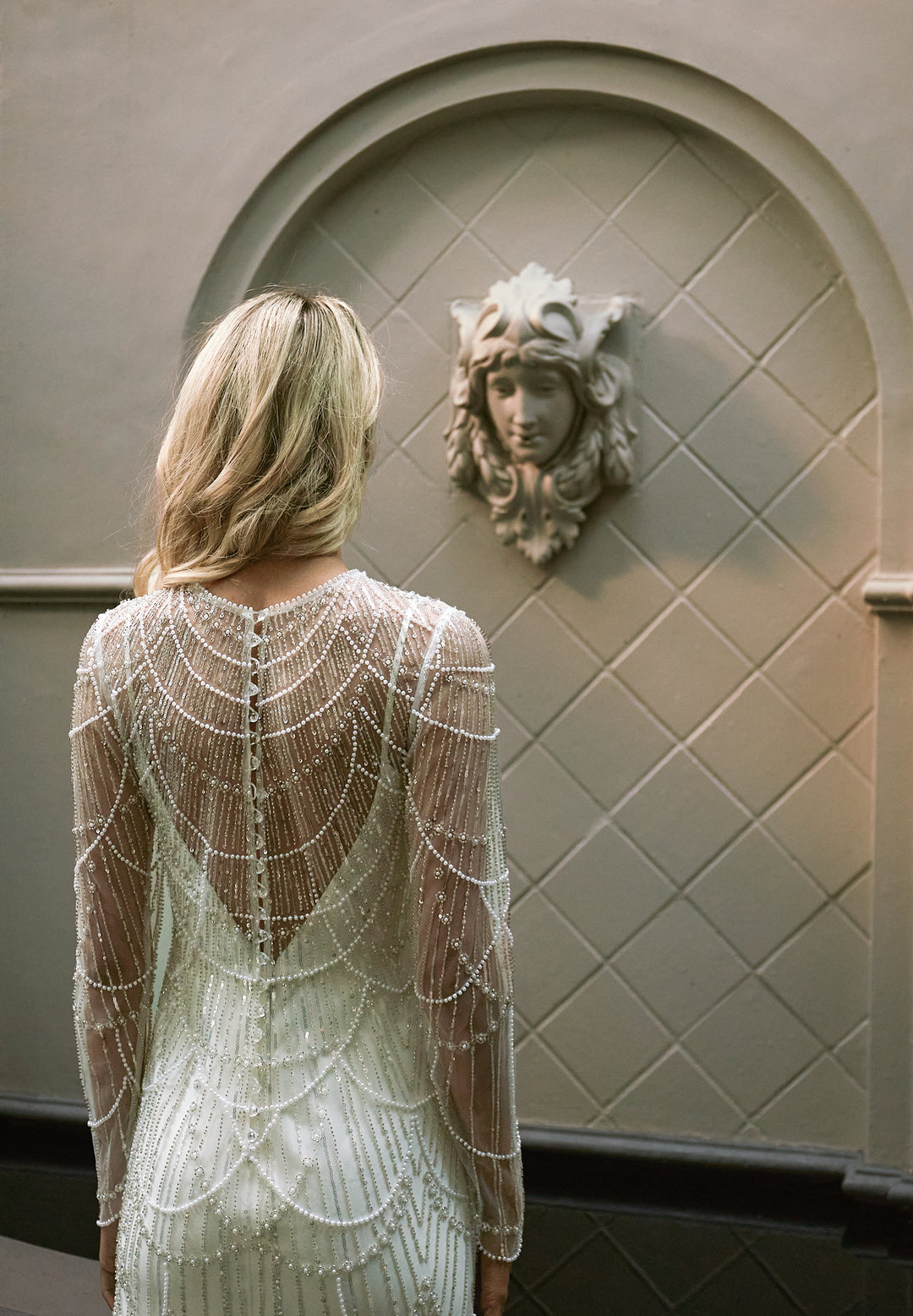 Denver Gown | Beaded Long Sleeve Wedding Dress | Catherine Deane US2 Denver Gown | Beaded Long Sleeve Wedding Dress | Catherine Deane US2