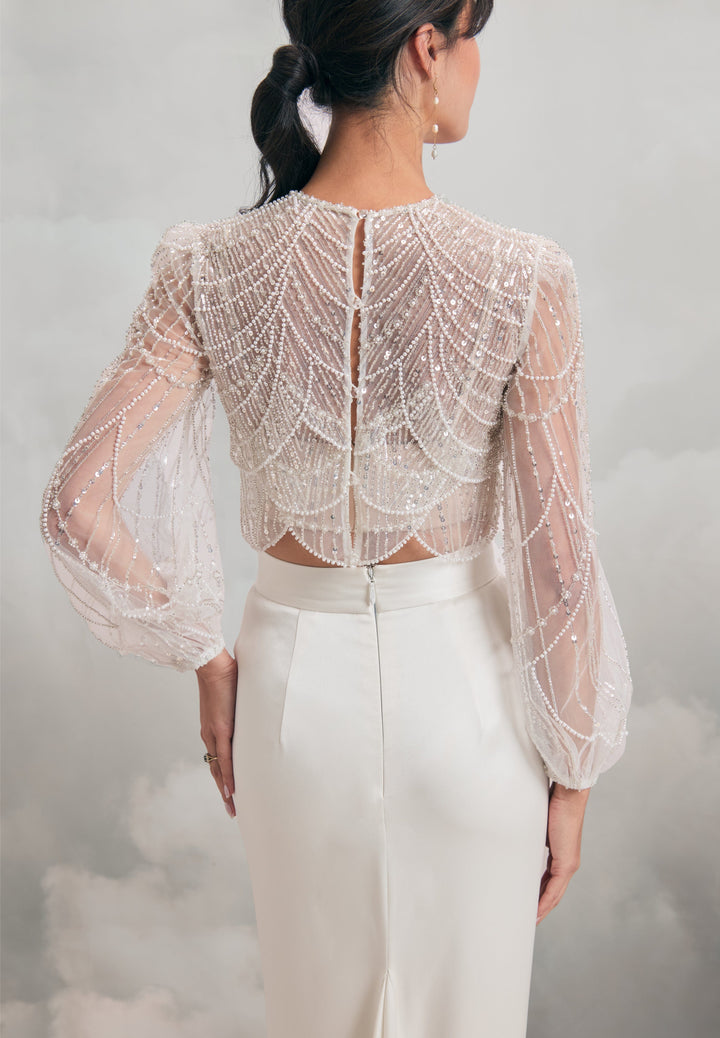 Casey Top | Bridal Wedding Separates Top | Catherine Deane