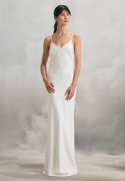 Clara Gown | Bias Cut Wedding Slip Dress