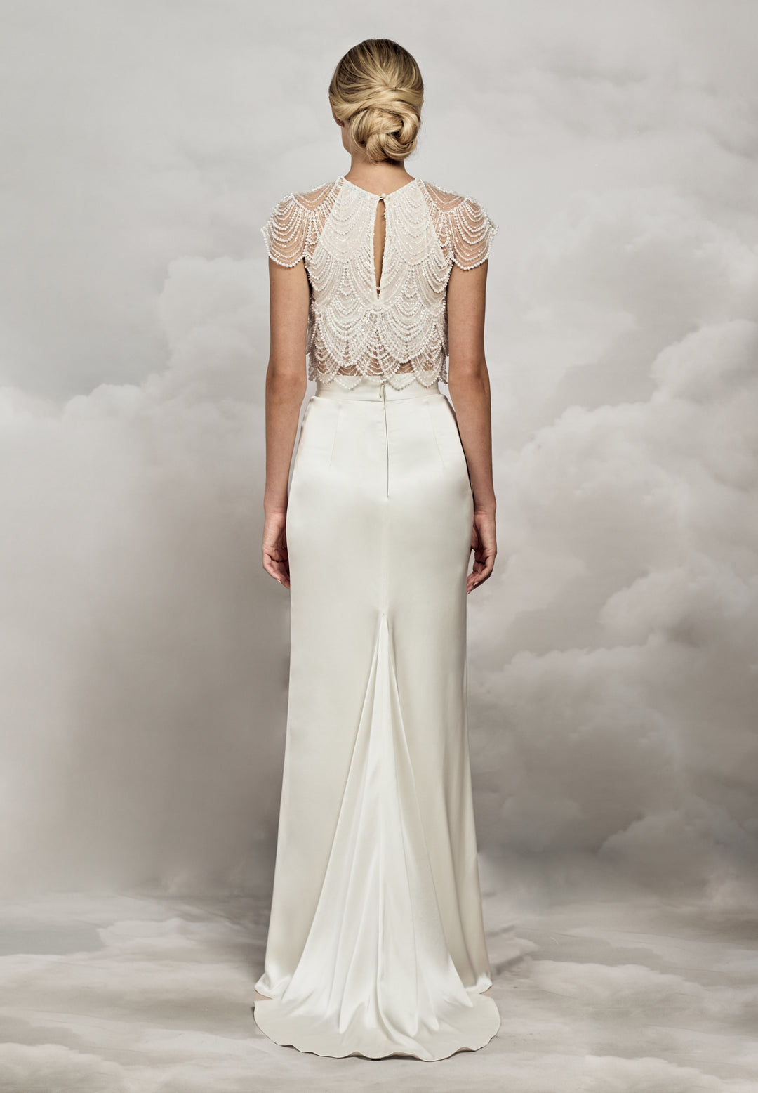 Zuri Skirt | Column Shaped Bridal Skirt | Catherine Deane