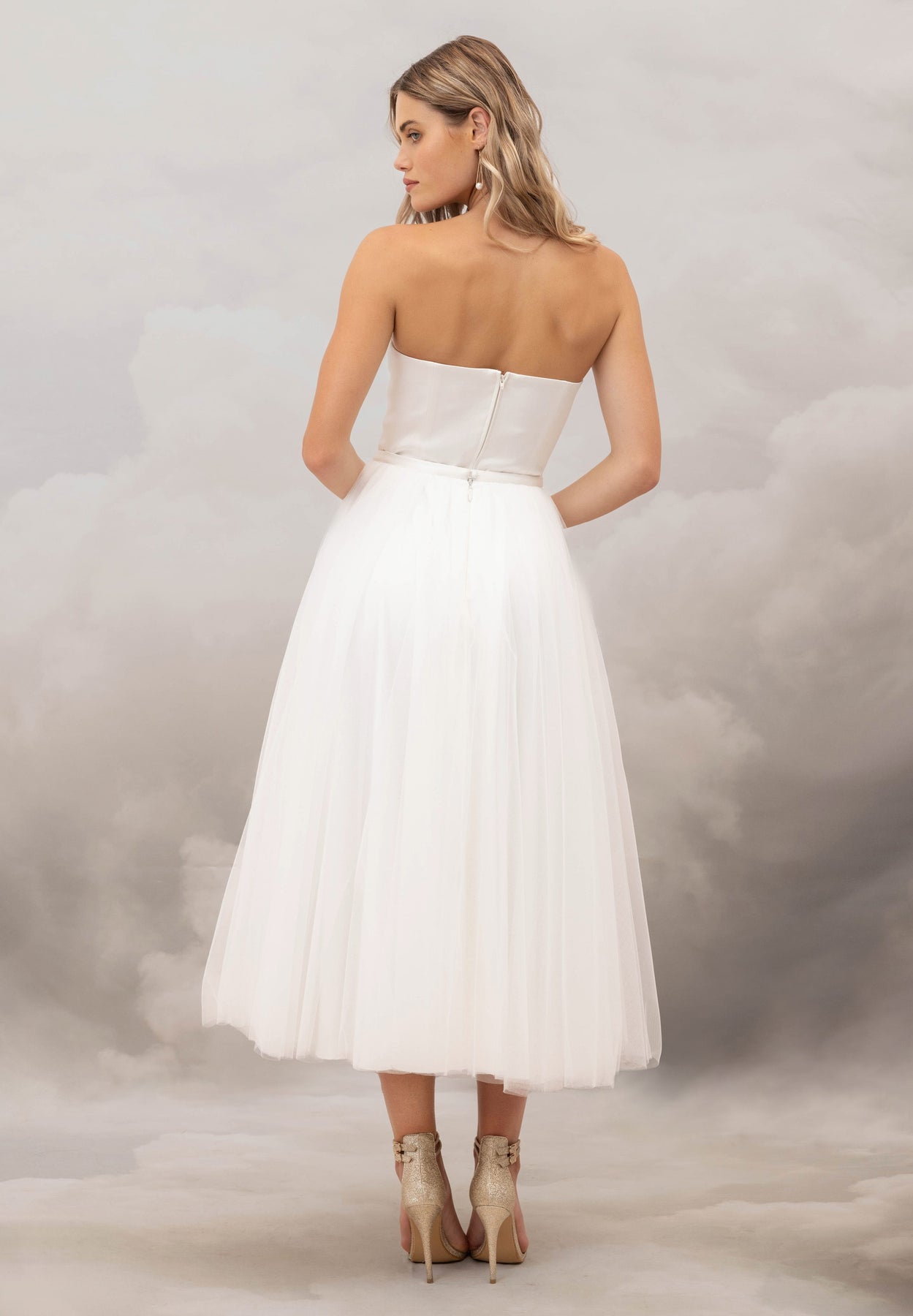Talulla Skirt | Tea Length Tulle Bridal Skirt | Catherine Deane Talulla Skirt | Tea Length Tulle Bridal Skirt | Catherine Deane