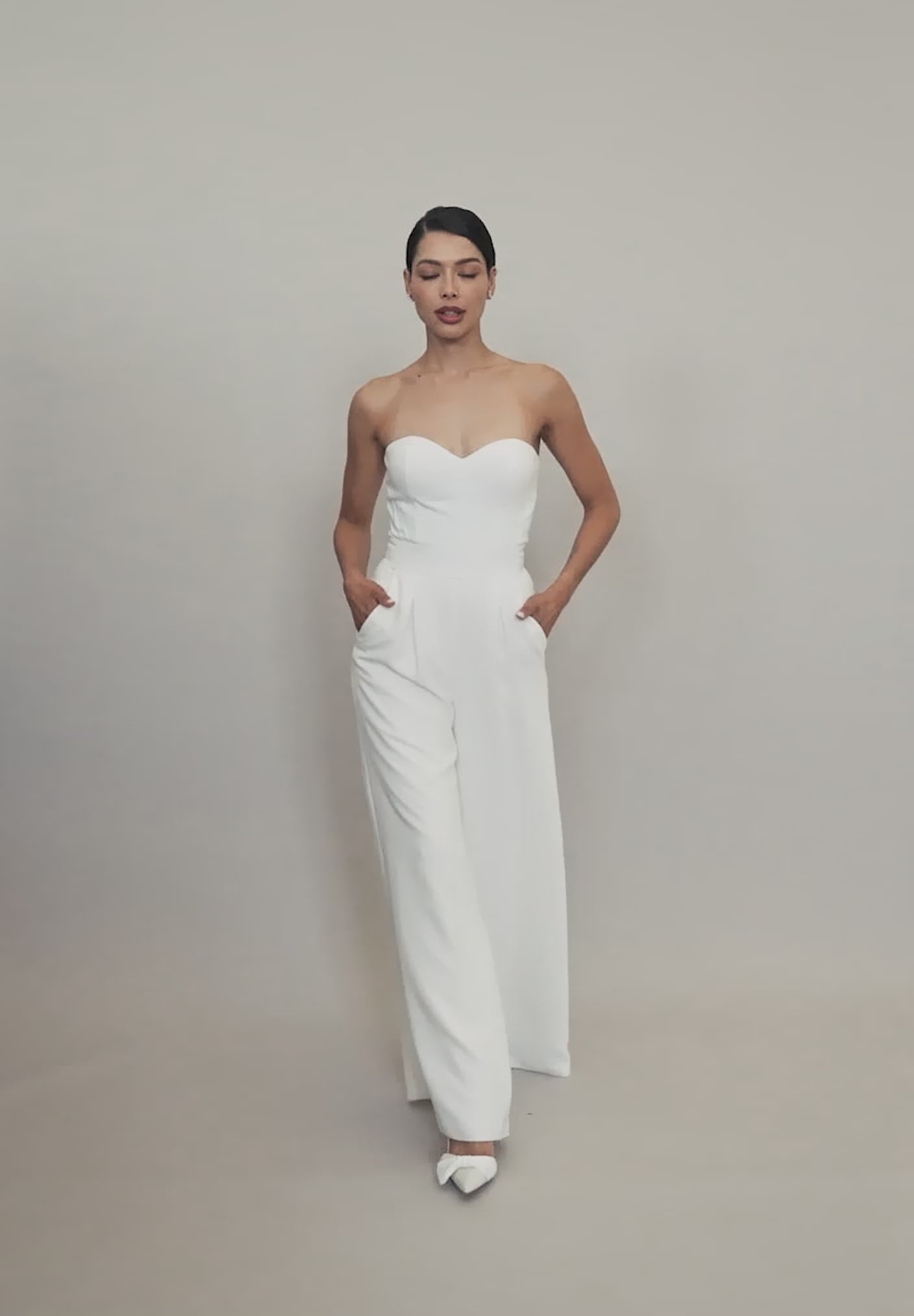 Ryo Jumpsuit Crepe | Bridal Jumpsuit | Catherine Deane – Catherine