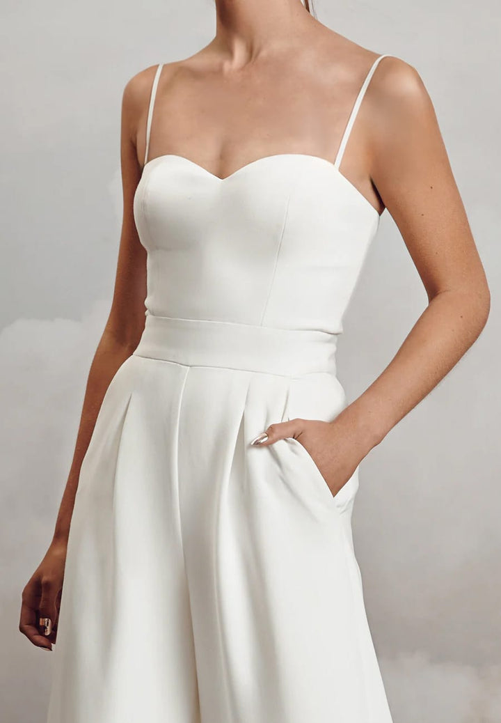 Ryo Jumpsuit Crepe | Bridal Jumpsuit | Catherine Deane – Catherine