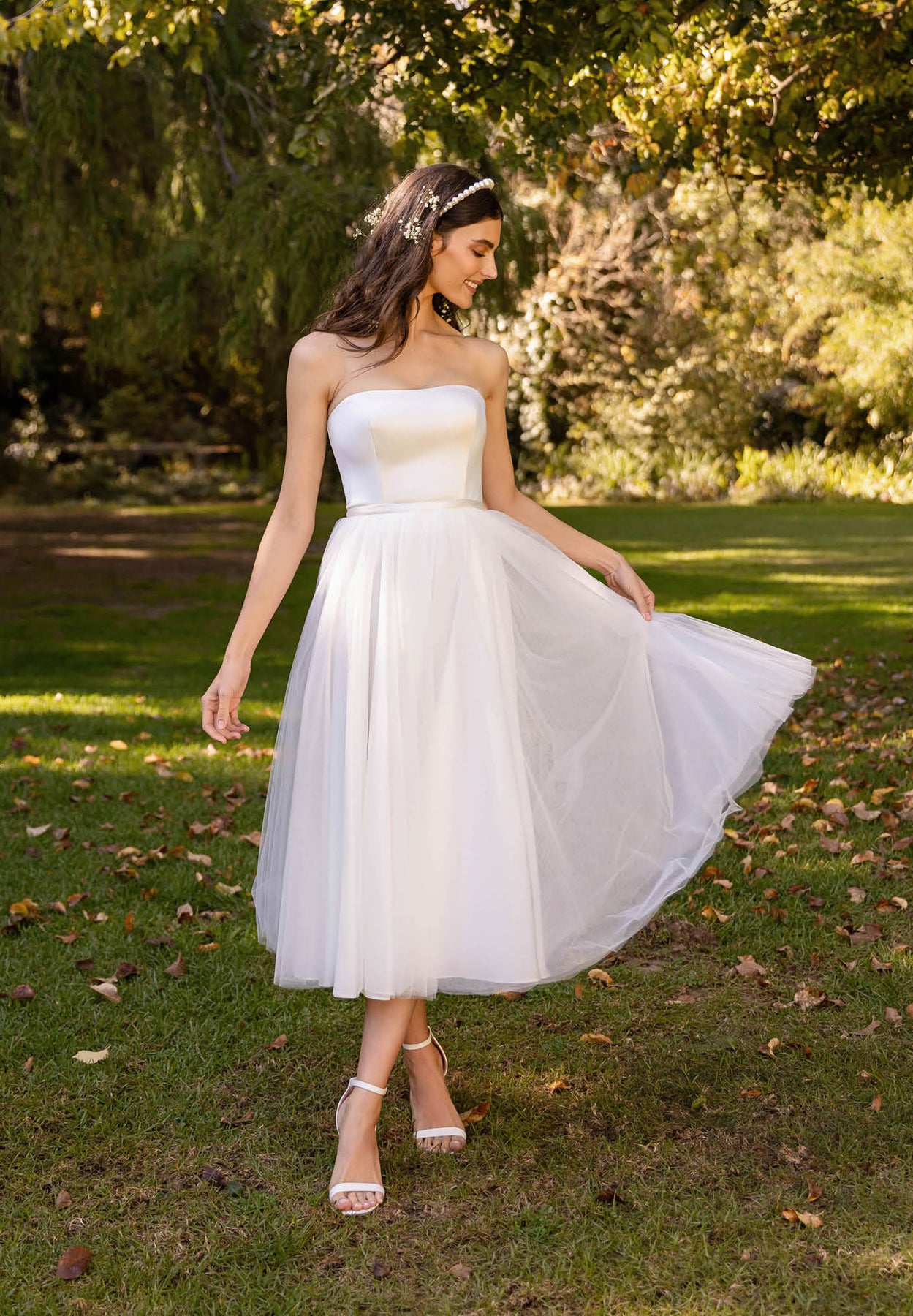 Talulla Skirt | Tea Length Tulle Bridal Skirt | Catherine Deane Talulla Skirt | Tea Length Tulle Bridal Skirt | Catherine Deane